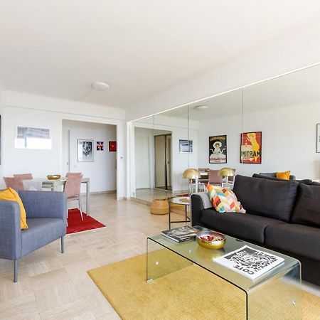 Vue Mer Exceptionnelle Sur Plage Du Midi En 1Re Ligne- 2 Chambres 칸느 외부 사진
