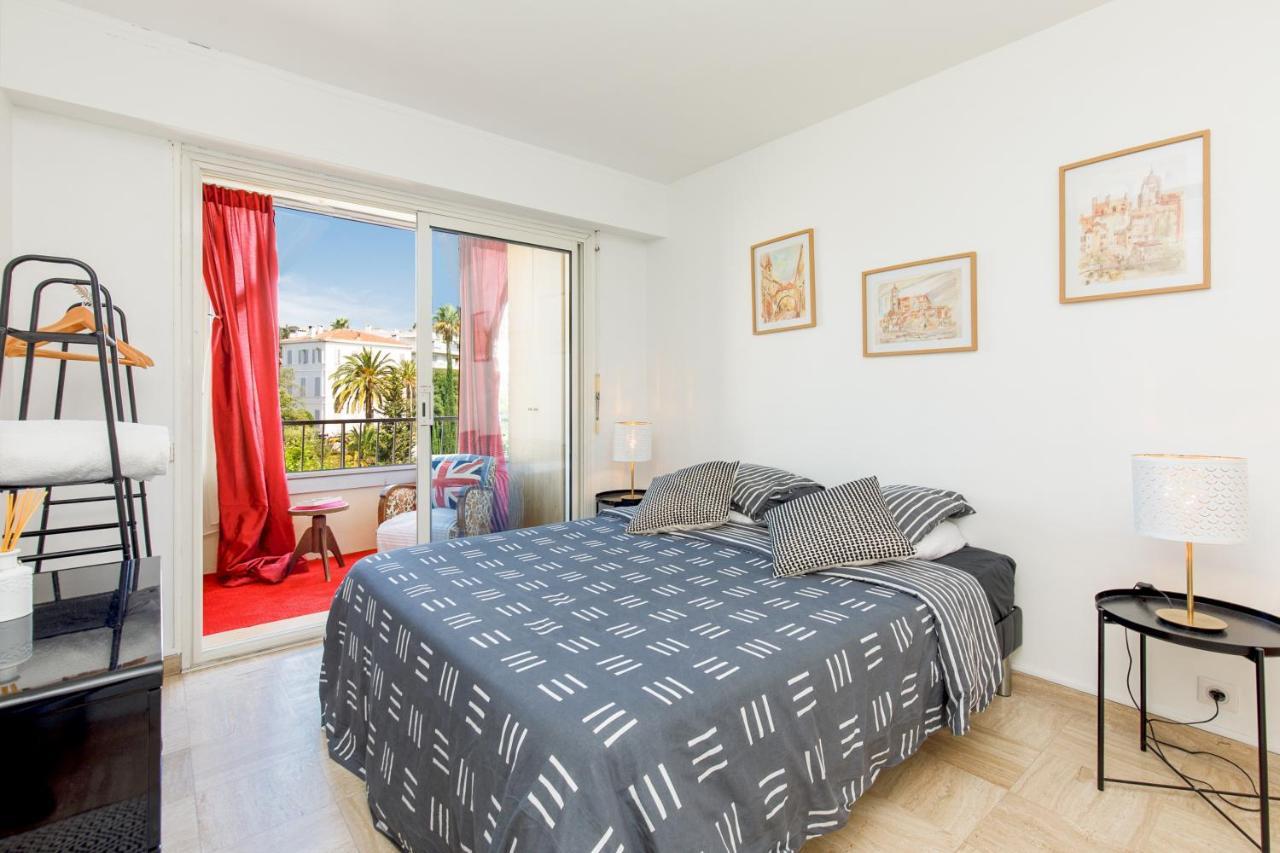 Vue Mer Exceptionnelle Sur Plage Du Midi En 1Re Ligne- 2 Chambres 칸느 외부 사진